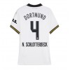 Borussia Dortmund Nico Schlotterbeck #4 Tredje Tröja Dam 2024-25 Korta ärmar